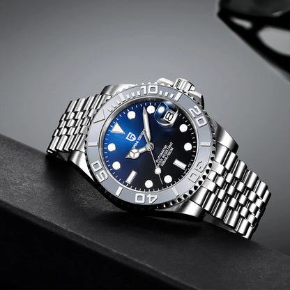 PAGANI DESIGN V2 Japan Movement 40MM Luxury Men's Mechanical Watch Sapphire Glass Ceramic Bezel Automatic Diving Watches for Men