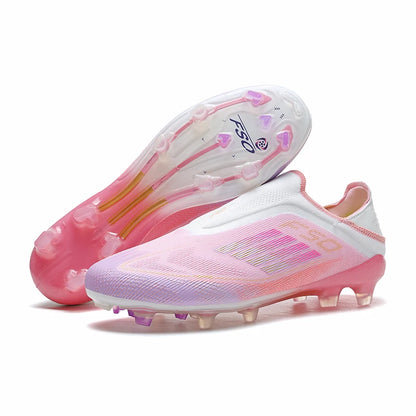 Men Football Boots Futsal Ultralight Soccer Shoes Training TF Match Long Spikes Breathable Indoor Sneakers Cleats Drop Shipping