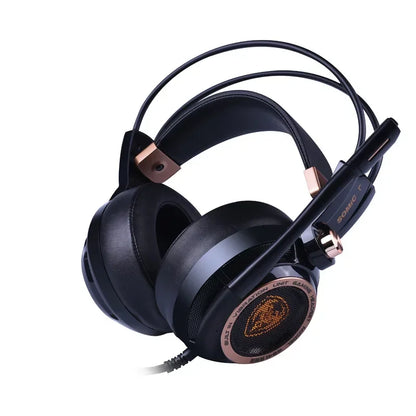 Somic G941 Wired Headphones Gamer Headphone Denoise Gaming Headphone Custom With Microphone Headsets 7.1 Stereo Sound Headset