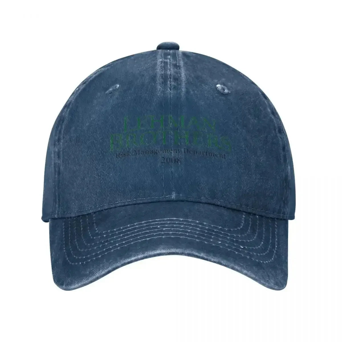 Retro Lehman Brothers Risk Management Department Trucker-Cap, Unisex, im Used-Look, gewaschen, Kopfbedeckung für Outdoor, Laufen und Golf