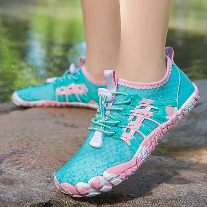 Unisex Quick-Drying Breathable Aqua Shoes Barefoot Beach Footwear for Adults and Kids Gym Outdoor Training Sneakers Size 28-46