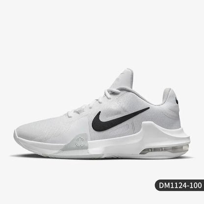 Nike Oficial Genuíno Air Max Impact 4 — Sapatilhas de basquetebol almofadadas para homem DM1124-100