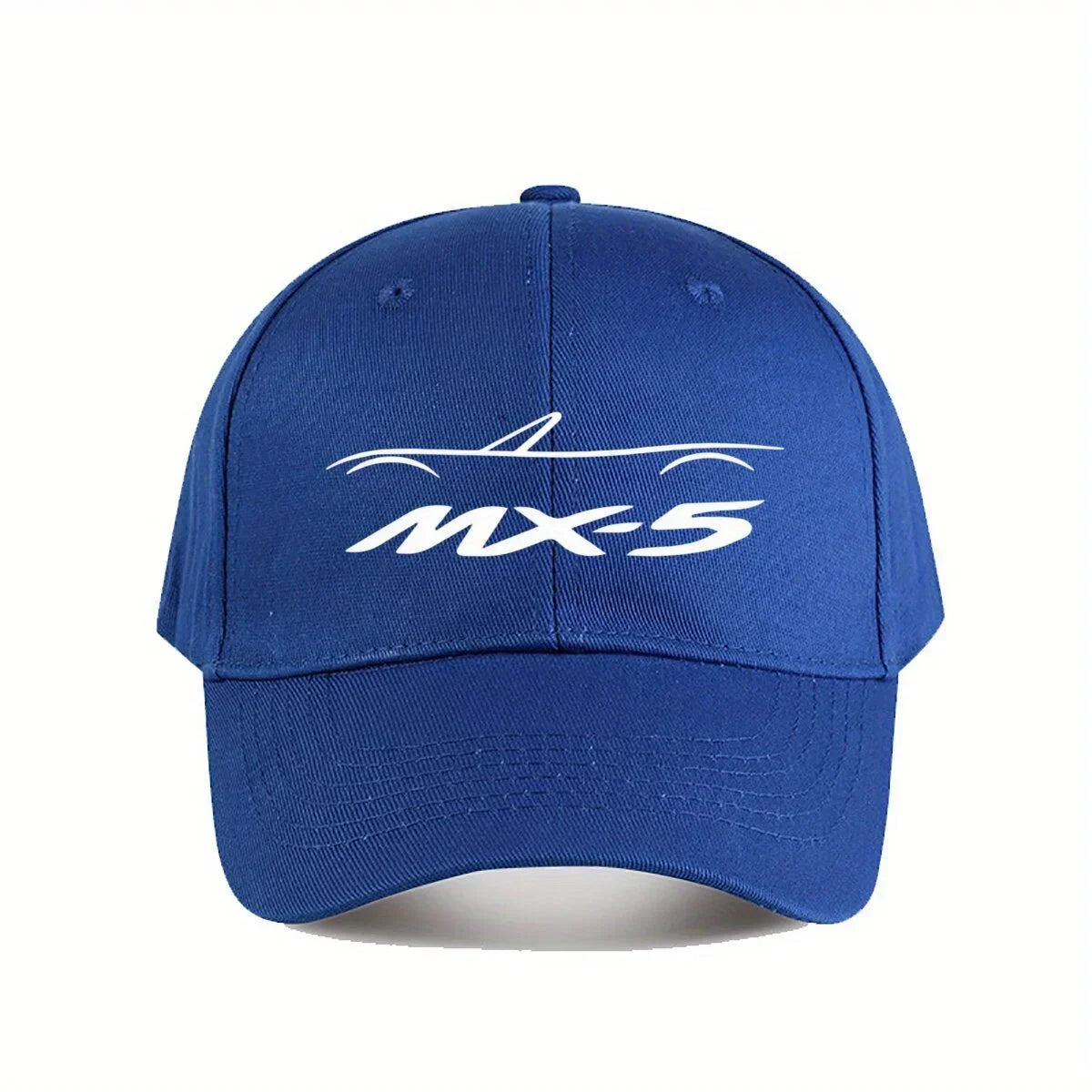 Șapcă de baseball MX5 NA pentru bărbați și femei – Șapcă elegantă din poliester negru cu logo alb, rezistentă, potrivită pentru pescuit în aer liber și ținute casual