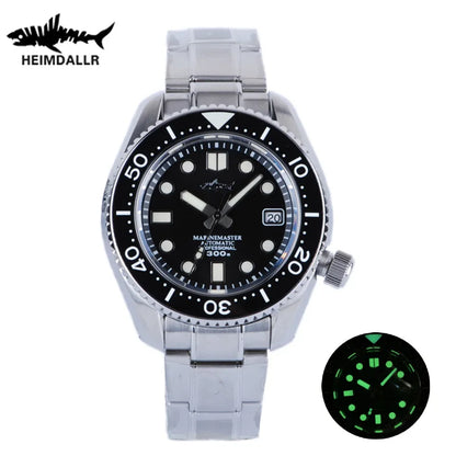 Heimdallr Diver Watch For Men MM300 Sumo SBDX 300M Waterproof Sapphire Crystal C3 Luminous NH35 Automatic Movement Wristwatch