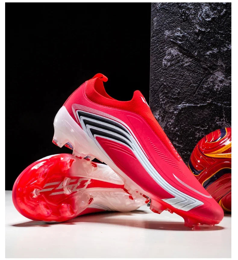 Nouvelles chaussures de football pour hommes, baskets d'entraînement de haute qualité, chaussures de soccer, crampons pour terrain en herbe, futsal, matchs en salle, antidérapantes, best-seller, pour l'extérieur