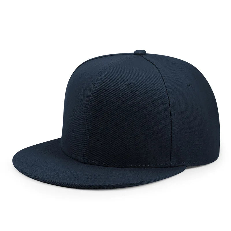 Șapcă complet închisă, ajustată, New York, mărime Plus Large, stil Trucker, pentru bărbați, cu cozoroc plat, hip-hop, culoare solidă, tip baseball, cu închidere snapback, fără imprimeu, cozoroc plat, Era