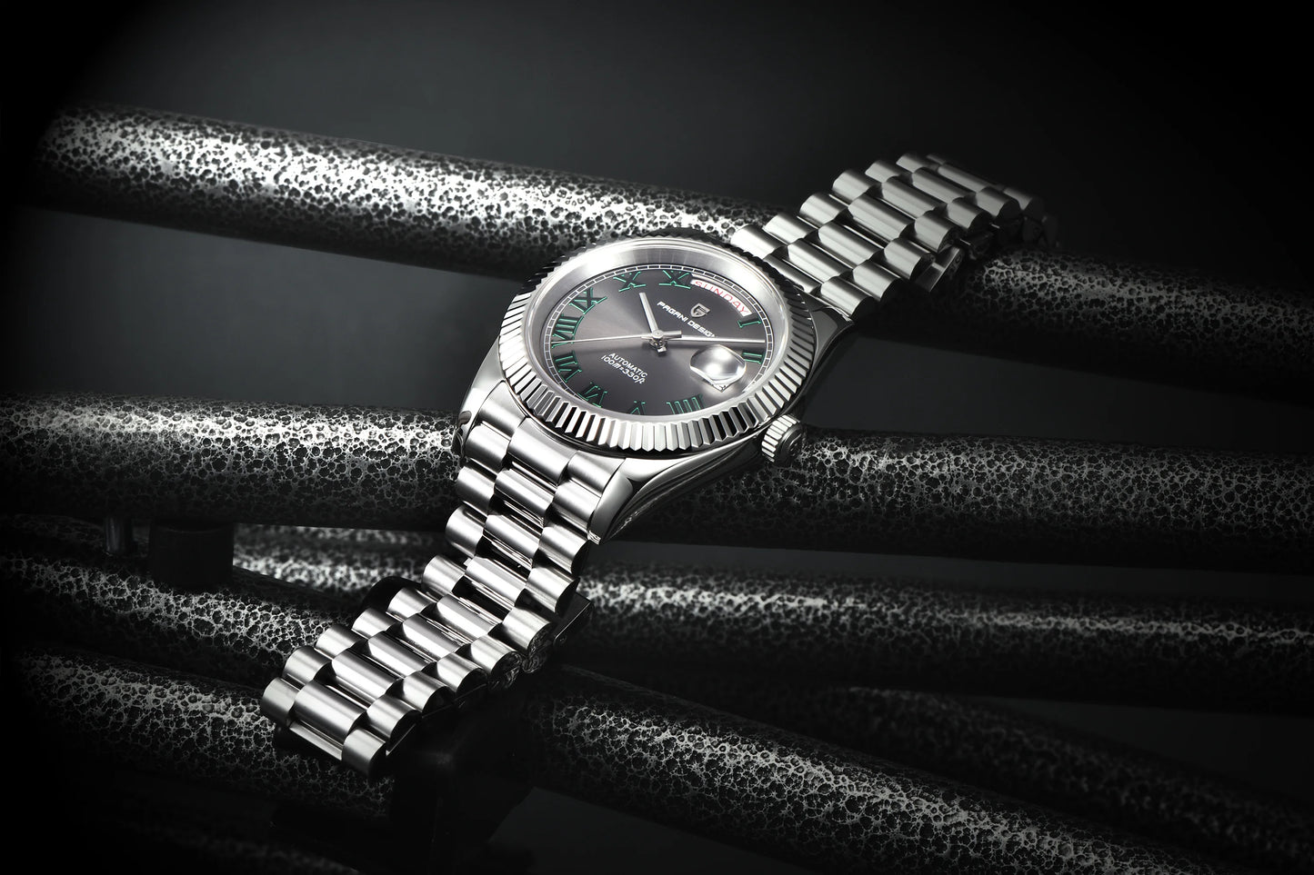 PAGANI DESIGN 2024 New DD40 NH36A Men's Watches Luxury Automatic Mechanical Watch For Men AR Sapphire Glass Date Wrist watch Men