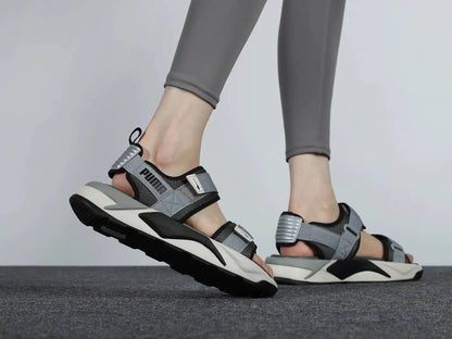 Nouvelles sandales Puma pour hommes et femmes, chaussures de plage décontractées et à la mode pour voyages en plein air, sandales pour couple 374862-04