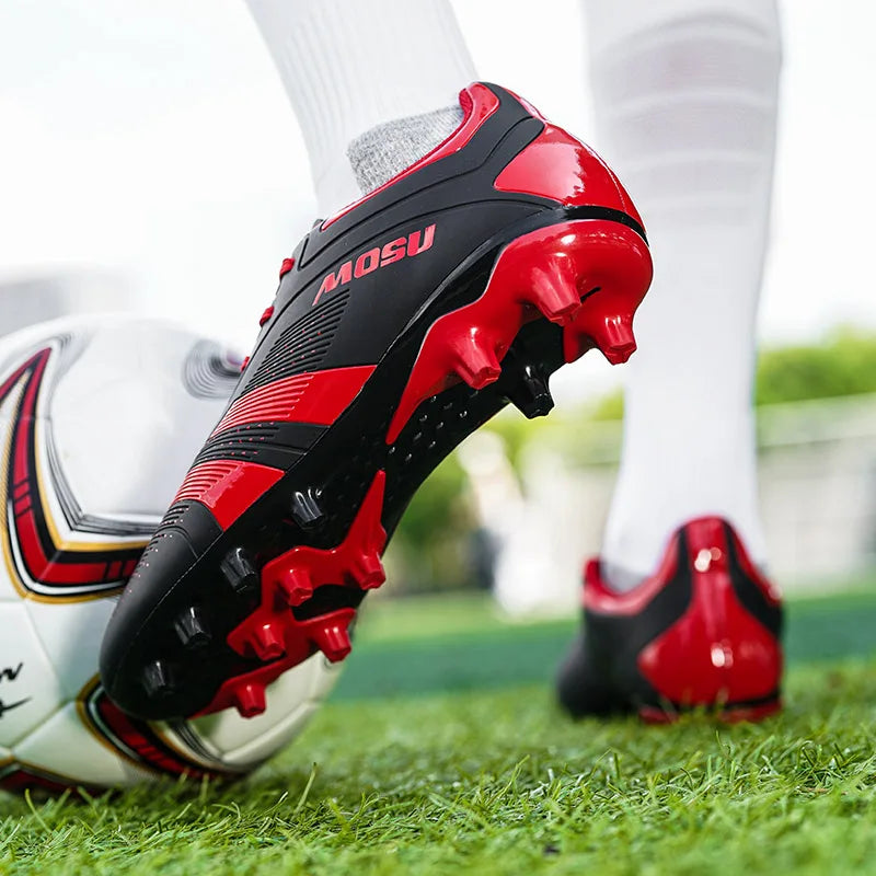 Novas Chuteiras de Futebol para Homem e Mulher, Sapatilhas Desportivas de Interior e Exterior com Pitons Longos e Pitons Partidos para Tapete de Treino de Futebol