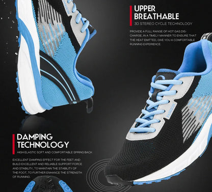 BONA New Popular Style Men's Running Mesh Weaving Upper Sport Shoes Ventilated Jogging Walking Sneakers Lace-Up