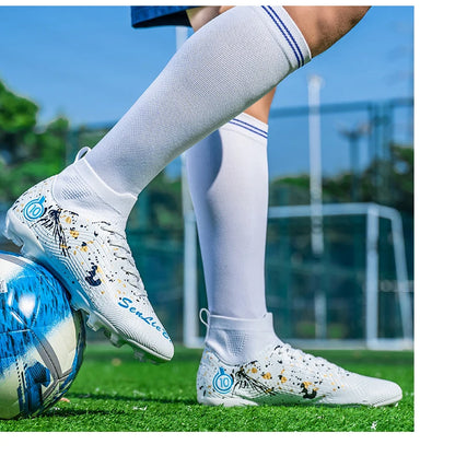 New Men's Professional Soccer Shoes Non-slip Football Boots Unisex Breathable Futsal Sports New Cleats Drop Shipping Ultralight