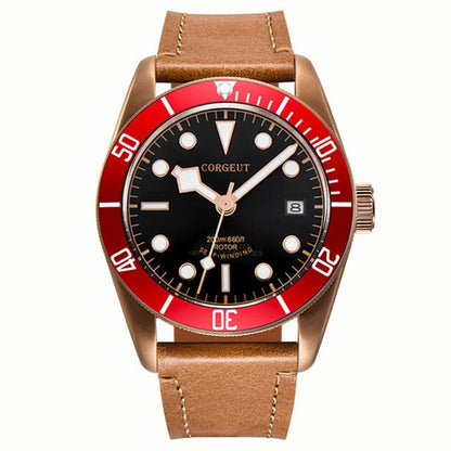 Luxury NH35A Corgeut 41mm Automatic Men Watch PVD Case Sapphire Military Male 10BAR wim Watches Luminous Mechanical WristWatches