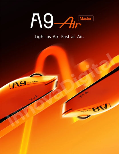 ATK Dragonfly A9 Ultimate vezeték nélküli gaming egér A9 Air PAW3950, ultrakönnyű ergonomikus e-sport gamer FPS egér CSGO-hoz A9 Ultra