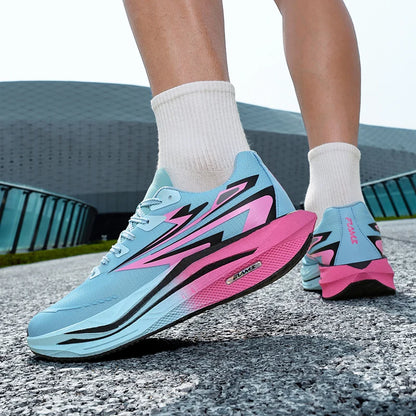 Zapatillas deportivas unisex de moda con cordones, amortiguación, antideslizantes y con rebote, calzado de entrenamiento para running, nuevas zapatillas fitness para exterior 2026