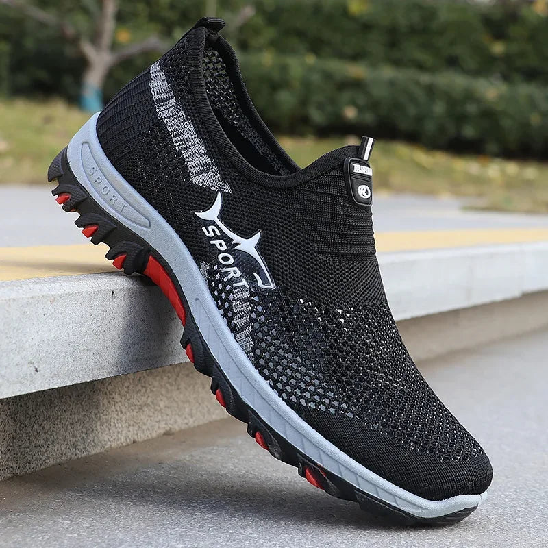 Men's summer sneakers, sporty men's mesh shoes, breathable sports shoes, canvas lightweight sneakers, cheap shoes clearance