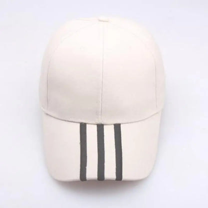 Baseballkasketter til mænd Casual bomuldsbroderede stribede snapback-hiphop-kasketter til kvinder Udendørs sportskasketter til mænd Gorras