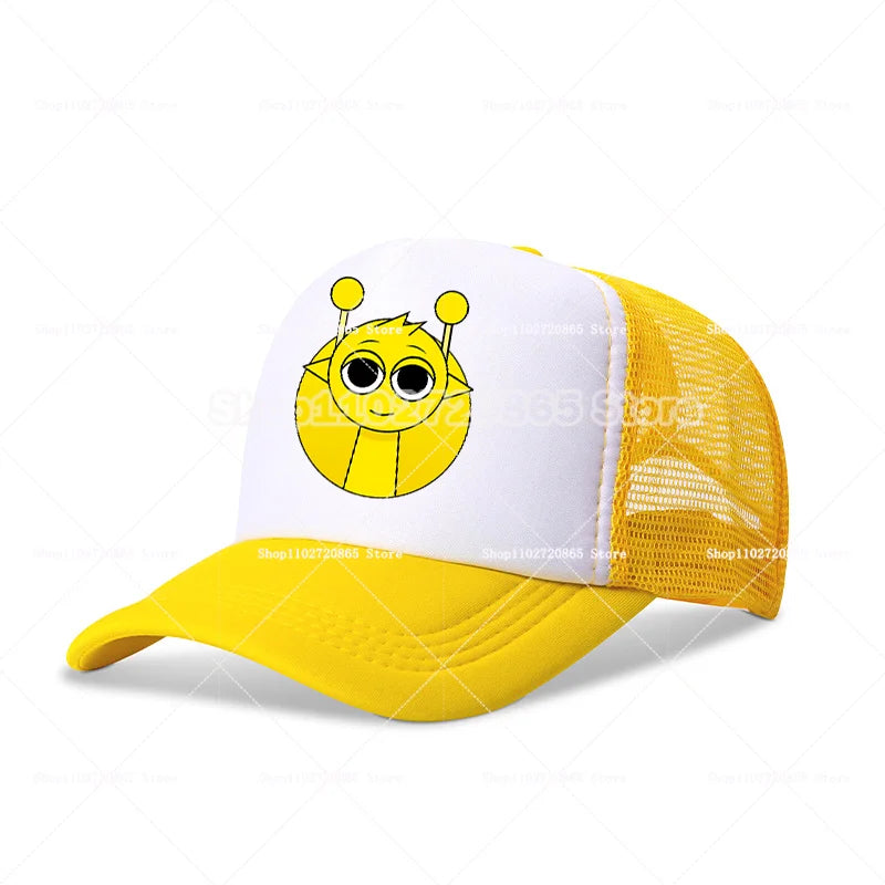 Cappellino da baseball Sprunkis: semplice, alla moda, sportivo, casual, copricapo popolare, cappellini con personaggi anime, cappellino estivo per proteggersi dal sole, regalo di compleanno