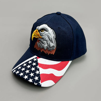 Hvedeaks Ørn Broderi Baseballkasketter Nye Herre Dame Mode Åndbar Solskærm Snapback Hardtop-kasketter Alsidige Street-ins