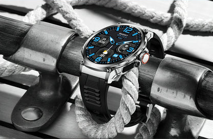 2026 New GPS Track Smart Watch Men 1.85-Inch HD AMOLED Screen 710 Mah Battery Sport Bluetooth Call Smartwatch For Android IOS
