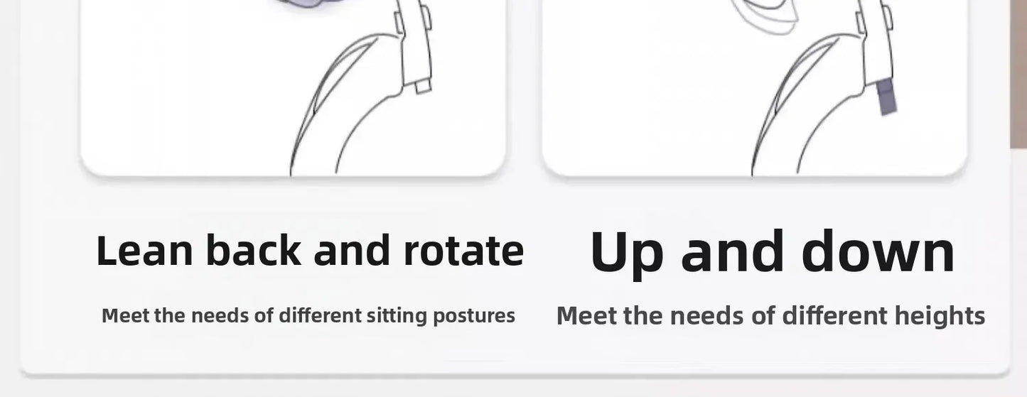 Ergonomic Office Chair with Armrests, Adjustable Height Swivel Desk Chair, Comfortable Rolling Office Chair for Gaming, Study & Workspace
