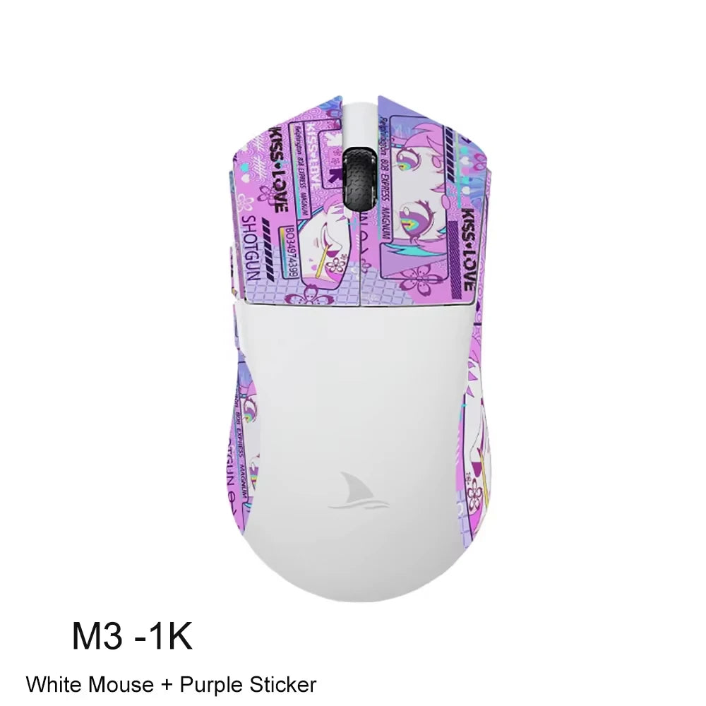 Motospeed Darmoshark M3 V2 Double 8K Gaming Mouse Bluetooth Wireless 26K DPI PAW3395 Sensor Macro Game Mouse For Laptop PC