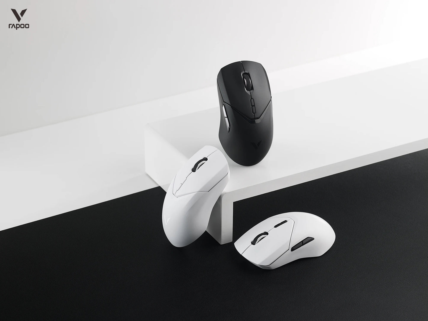 Mouse da gaming wireless Rapoo VT9PRO PAW3398 68g cablato programmabile ergonomico 26000DPI Type C ricaricabile accessorio per PC gamer