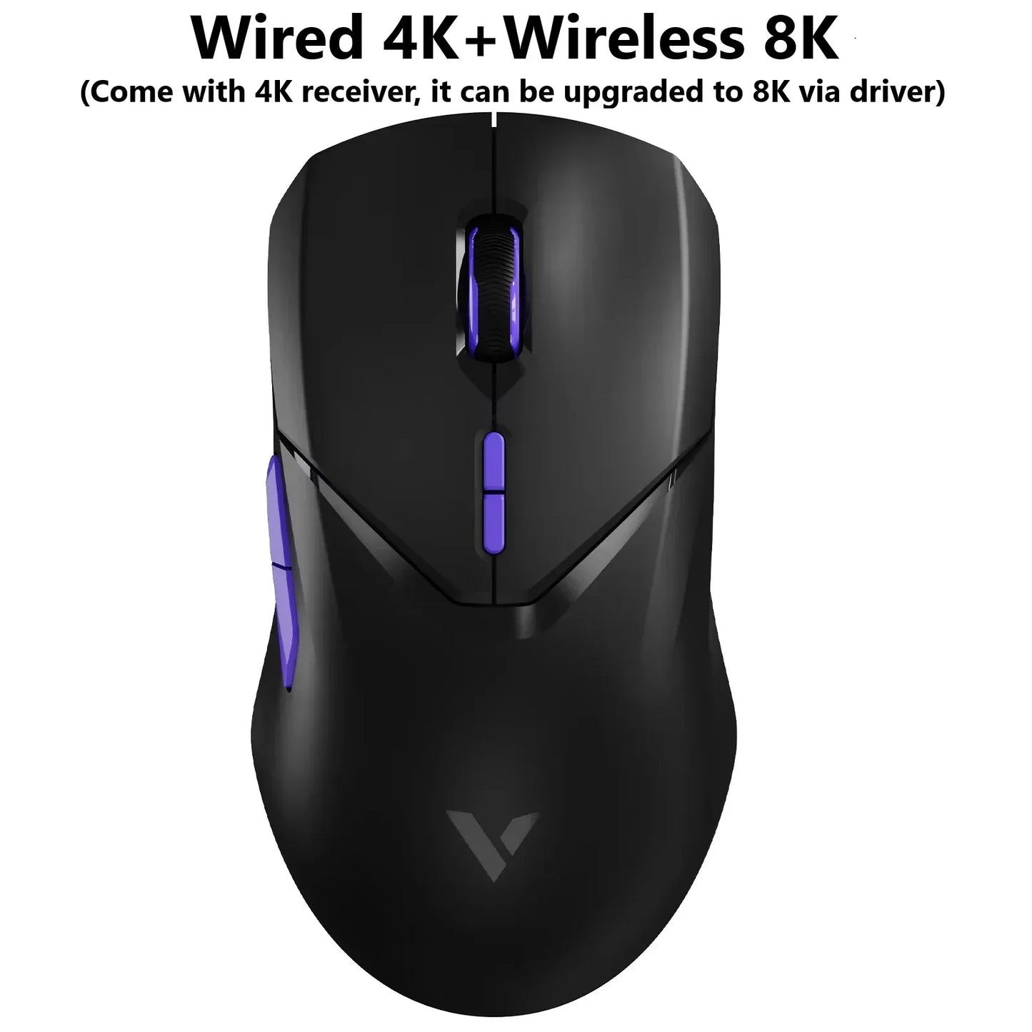 Rapoo VT9PRO/VT9Air 4K Wireless Gaming Mouse Superlight 26000DPI 4KHz Polling Rate 0.25ms Response Time 180H Battery Life PAW3398
