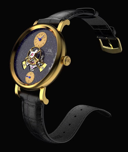 Shanghai The Bund Sky Dome Series Men's Mechanical Watch, 42mm Center Flywheel Automatic, Limited Edition Brand Watch