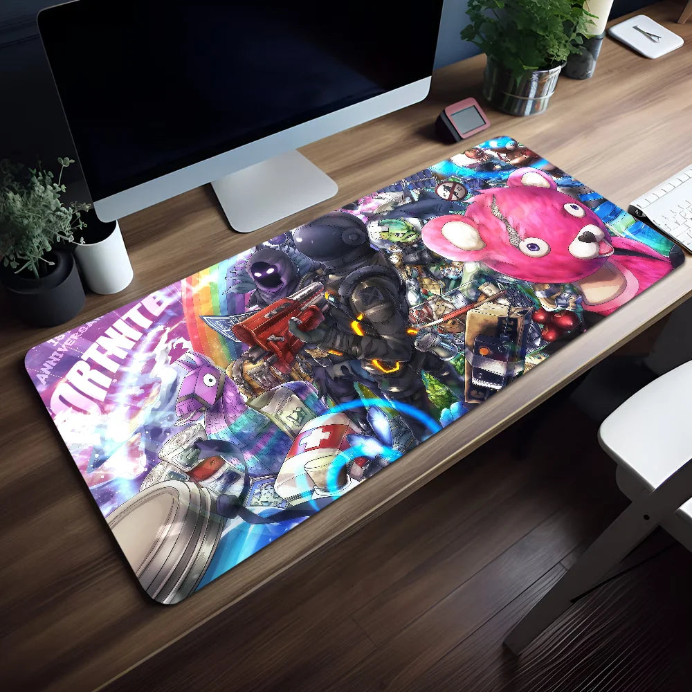 Mouse Pad Non-slip Game Lockedge Survival Office Student Gaming Shooting Thickened Large Writing Cushion F-FORTNITE MousePad