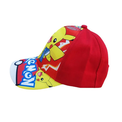 Cartoon Pokemon Baseball Cap Pikachu Hat Adjustable Pokemon Cosplay Hip Hop kids Girls Boys Anime Figure Toys children Gifts