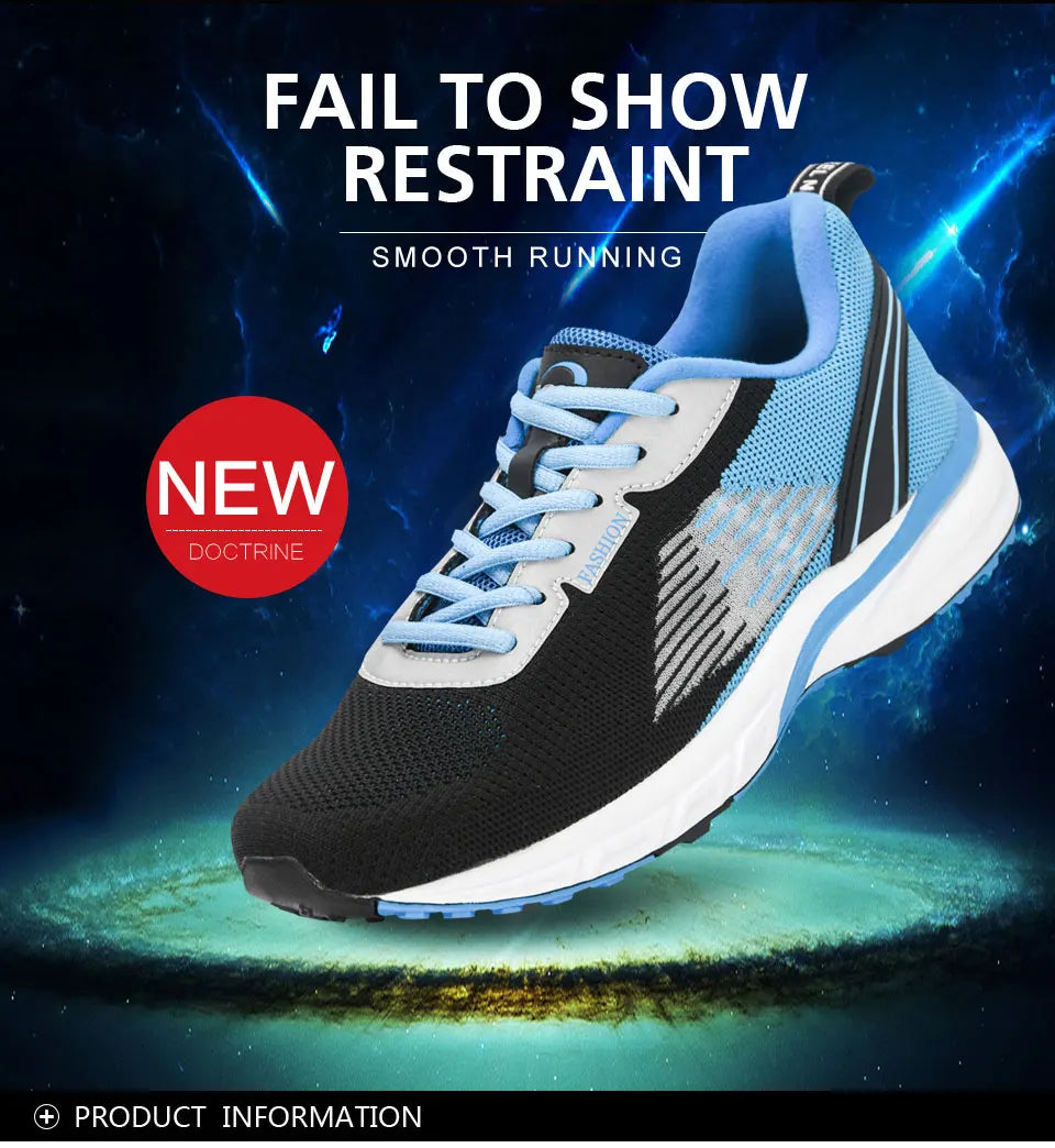 BONA New Popular Style Men's Running Mesh Weaving Upper Sport Shoes Ventilated Jogging Walking Sneakers Lace-Up
