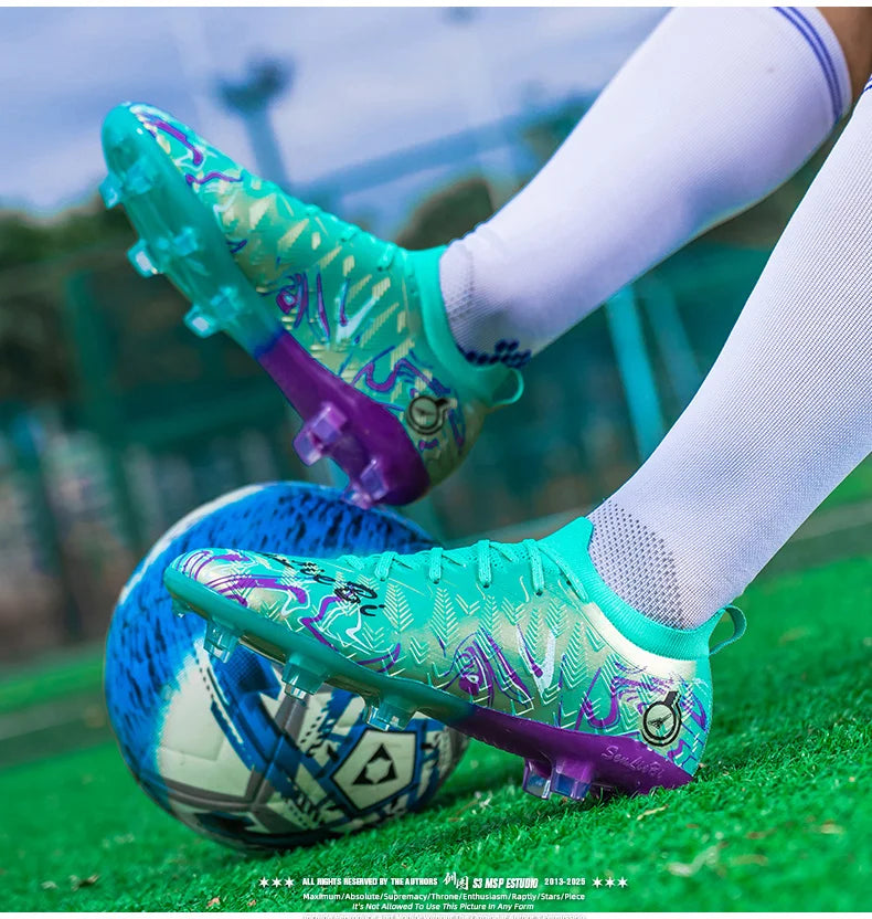 Zapatillas de fútbol profesionales para hombre y mujer de alta calidad, botas de fútbol de moda para hombre, talla grande 46, zapatillas de fútbol sala, deportivas para hombre