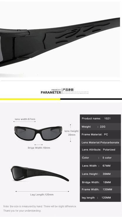 Fashion Polarization Sunglasses Night Vision Glasses Men Women Outdoor Sports Fishing Driving Sun Glasses UV400 Goggles