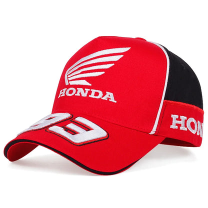 Motorcycle Racing Honda 93 Baseball Cap Men's and Women's Summer Fashion Embroidered Sun Hat Outdoor Sports Hat