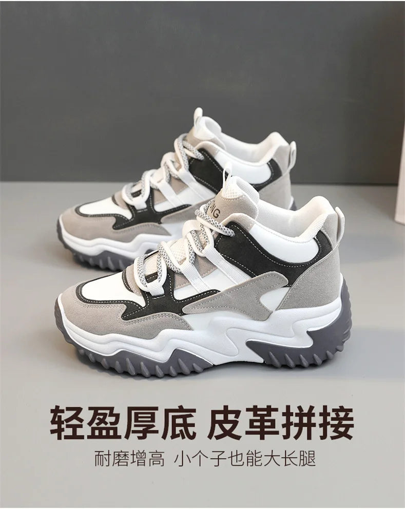 Sneakers for Women 2023 Autumn Slip-On Breathable Mesh Casual Shoes Women Heels Loafers