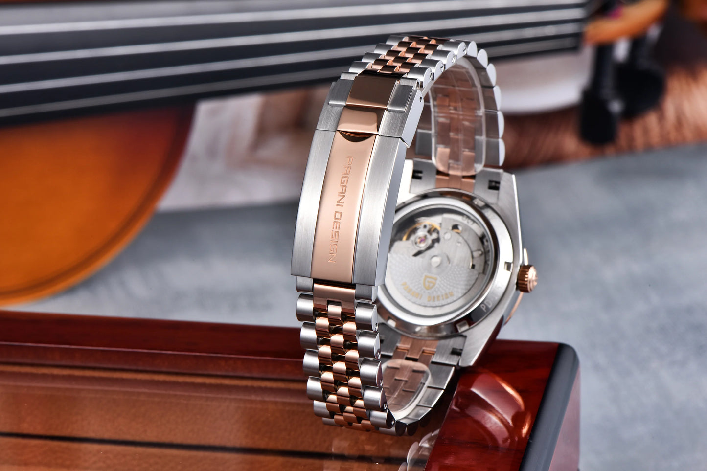 PAGANI DESIGN Enamel Dial 2026 New DD36 Men's Watches Silver Gold Luxury Automatic Watch Men Waterproof Mechanical Wristwatch