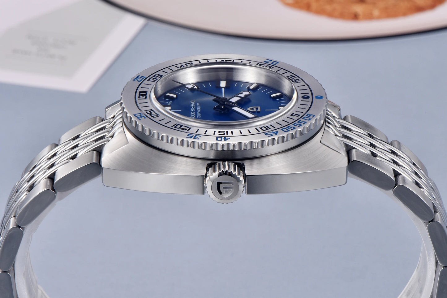 PAGANI DESIGN 2025 New Men's Automatic Mechanical Divers Watches NH38 Sapphire Stainless Steel 300m Waterproof AR Watch for Men