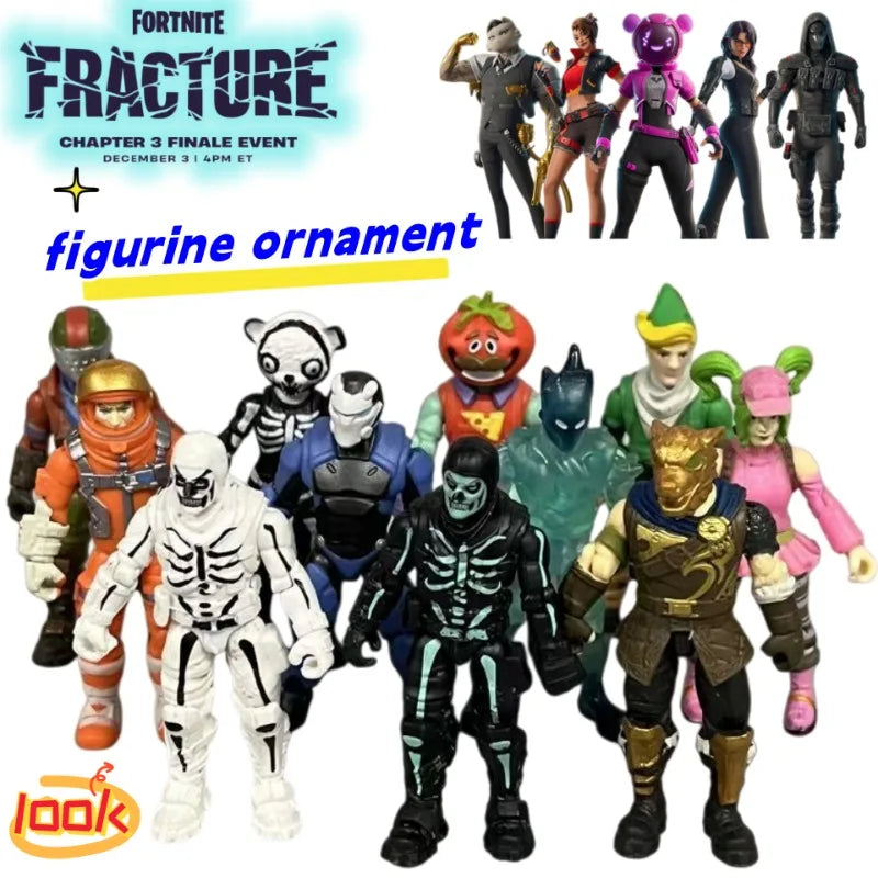Figura articulada Fortnite Robin Zix Game Peripheral em estilo cartoon — brinquedo criativo com personalidade, ornamento de coleção e presente de aniversário