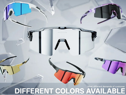 Kapvoe Outdoor Photochromic Bicycle Sports Glasses Men Women Road Cycling Sunglasses UV400 MTB Cycling Eyewea Driving Goggles