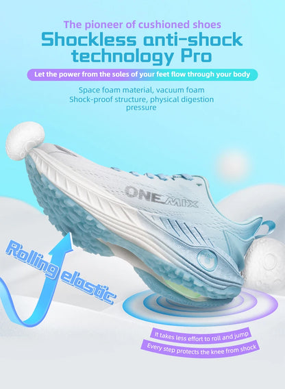 ONEMIX Autumn Sneakers, Breathable Jogging Shoes for Men, Lightweight Women's Sport Sneakers, Men's Gym Shoes, Outdoor Male Sports Shoes
