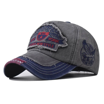 CNTANG Summer New Baseball Cap Men's Fashion Embroidered Pentagram Letter Caps Men Casual Cotton Designer Hip Hop Hat Snapback
