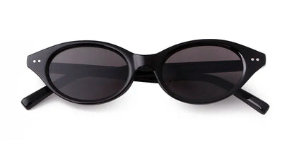 Trend Tortoise Shell Cat Eye Sunglasses 2025 Women Men Brand Designer Sun Glasses Cateye Rivets Narrow Frame Shades Female UV400
