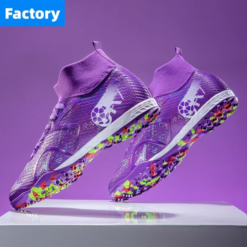 Scarpe da calcio professionali da uomo, scarpe da calcetto con tacchetti, sneakers da calcio ultraleggere per allenamento e sport all’aperto