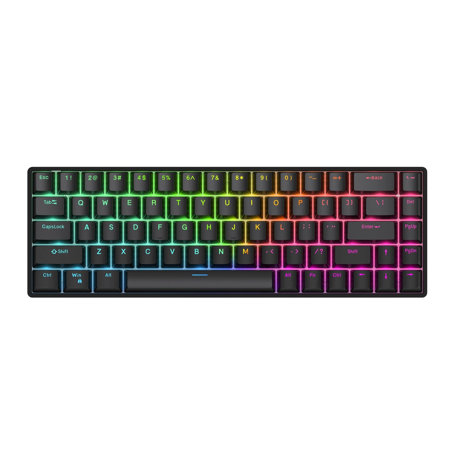 Raven68 Esports Magnetic Axis Keyboard Wired Single Mode PBT Transparent Keycap 8K Return Adjustable Key 68 Key Game Mechanical