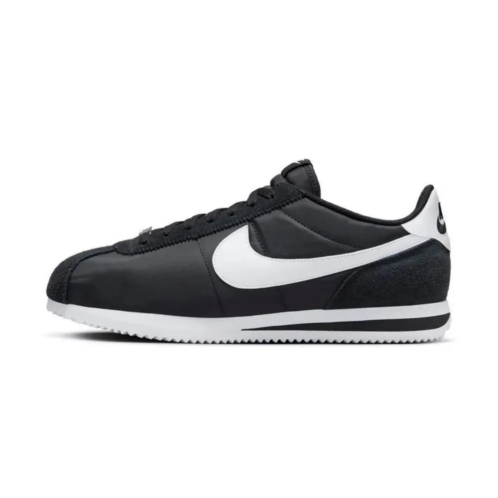 Nike Cortez Comfortable,Sporty, Soft,Snug-Fitting, Cushioned, Non-Slip Low-Top Casual Shoes for Men – Black and White HF0263-001