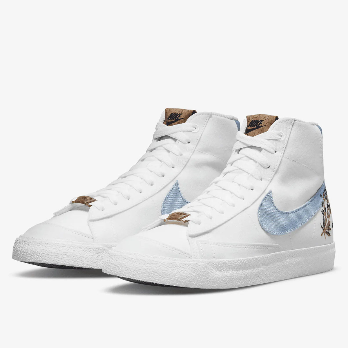Nike Authentic Blazer damskor i skumgummi, klassiska sport- och fritidssneakers DC9265-100