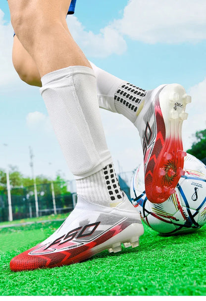 Men New Indoor TF Football Boots High Quality Training Original Male Breathable Non Slip Soccer Shoes Turf Futsal Football Shoes