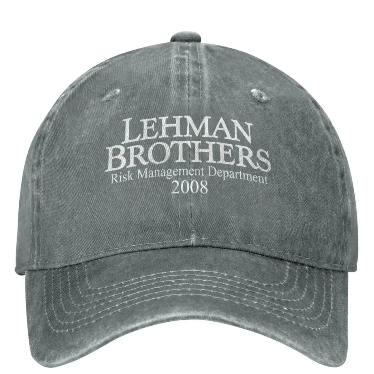 Lehman Brothers – kšiltovka s motivem řízení rizik – bankovní krach – kšiltovka typu „trucker“ – tenisová kšiltovka – skateová kšiltovka typu „snapback“ – dámské kšiltovky