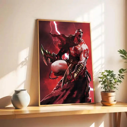 Game G-God of War Poster Wall Art Print Poster Decorative Mural Home Decor Gift Unframed