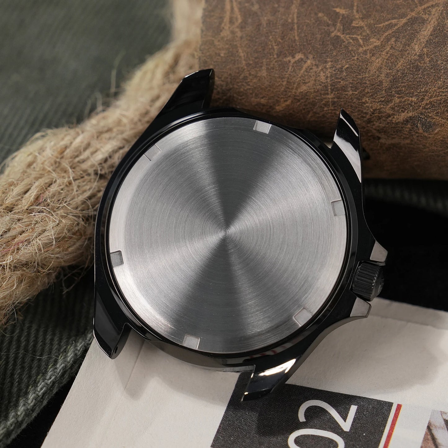 Reloj de lujo Watchdives WD1980 V3 con movimiento de cuarzo VH31 de segundero fluido, cristal de zafiro con revestimiento AR, resistencia al agua 10Bar, reloj para hombre